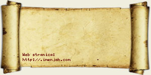 Andjelina Grbić vizit kartica